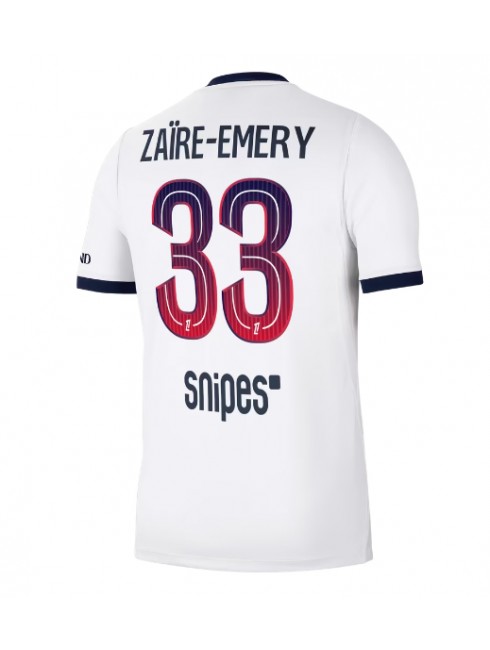 Muži Futbalové oblečenie Paris Saint-Germain Warren Zaire-Emery #33 2026-27 Krátky Rukáv - Preč Muži Futbalové oblečenie Paris Saint-Germain Warren Zaire-Emery #33 2026-27 Krátky Rukáv - Preč